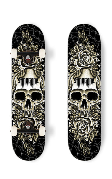 "Asleep in the Roses" Skate Deck