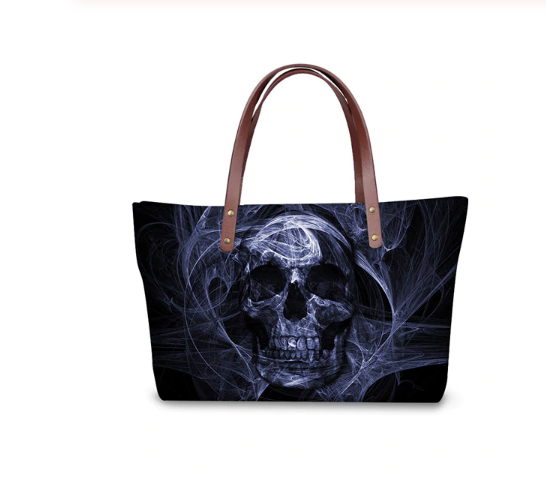 Skull Design Women Tote/Cross Body Bag  in Many Designs