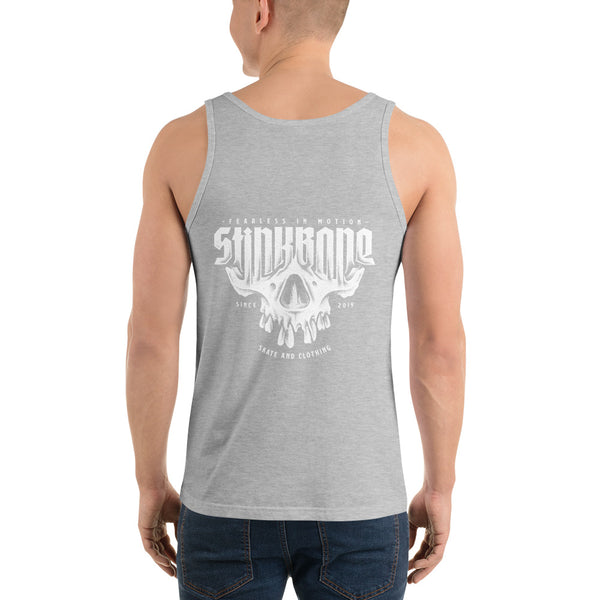 StinkBone Skull Tank Top+Grey Back