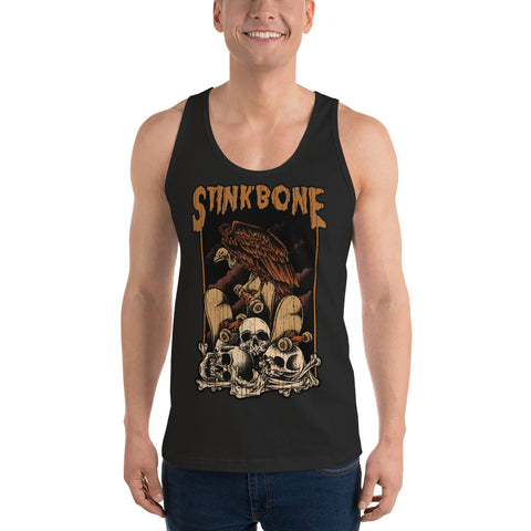 StinkBone Skull Pile Classic tank top (unisex)