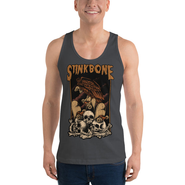 StinkBone Skull Pile Classic tank top (unisex)