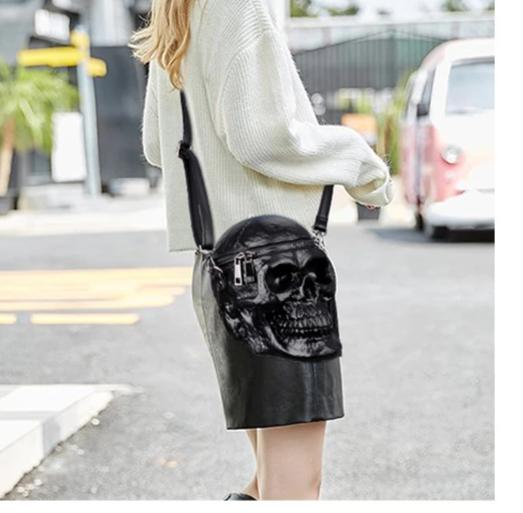 Black Skull Head Fashion Bag