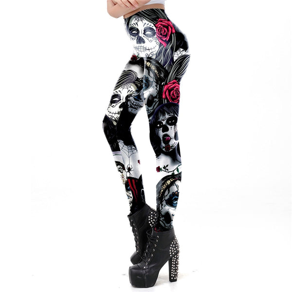 Dead Girl High Waisted Yoga Leggings