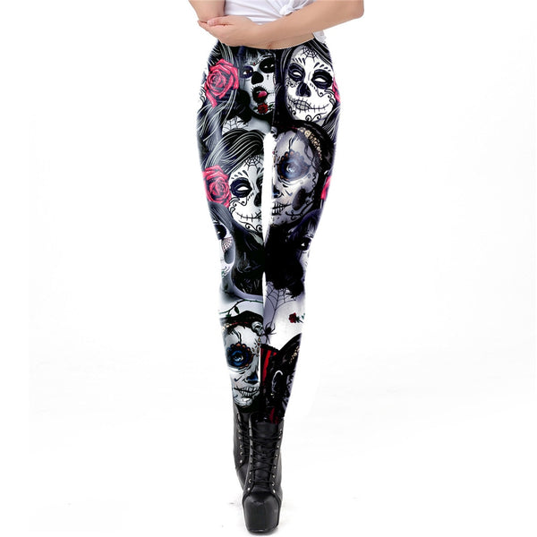 Dead Girl High Waisted Yoga Leggings