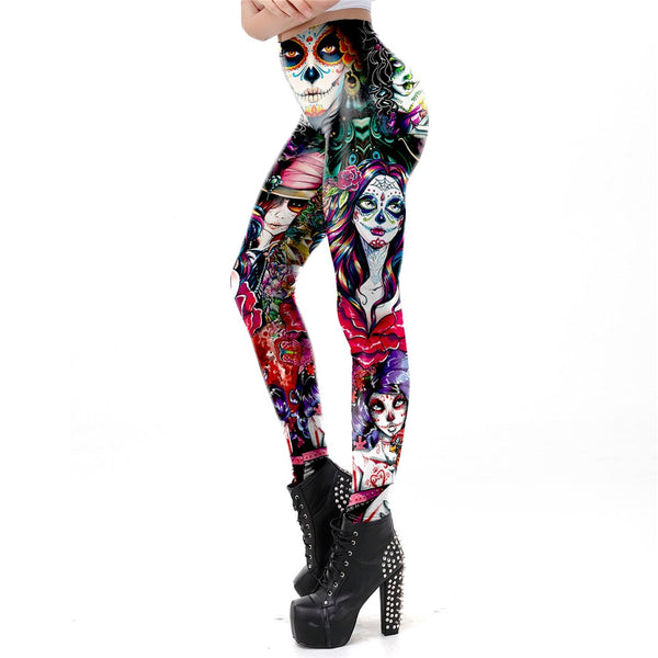 Dead Girl High Waisted Yoga Leggings