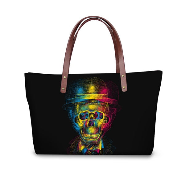 Skull Design Women Tote/Cross Body Bag  in Many Designs