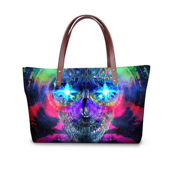 Skull Design Women Tote/Cross Body Bag  in Many Designs