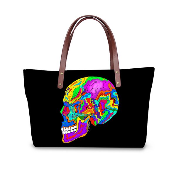 Skull Design Women Tote/Cross Body Bag  in Many Designs