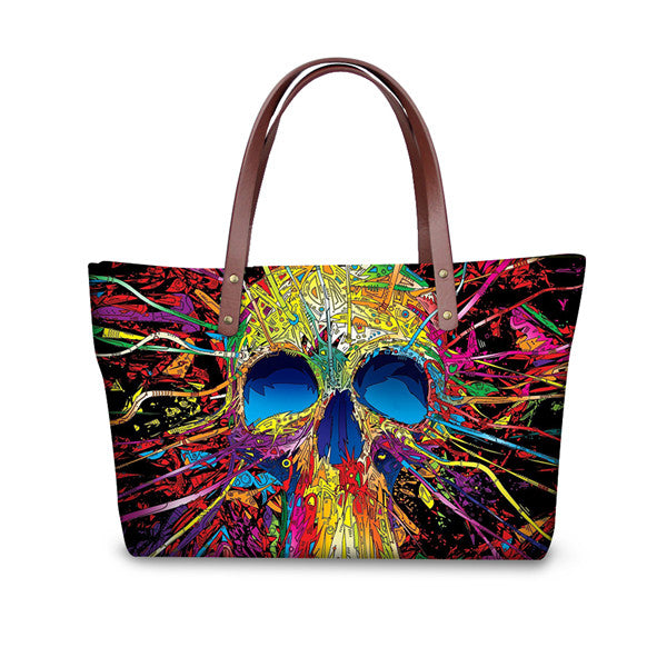 Skull Design Women Tote/Cross Body Bag  in Many Designs