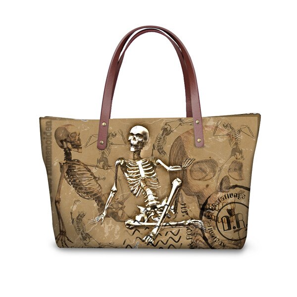 Skull Design Women Tote/Cross Body Bag  in Many Designs