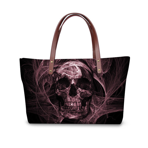 Skull Design Women Tote/Cross Body Bag  in Many Designs