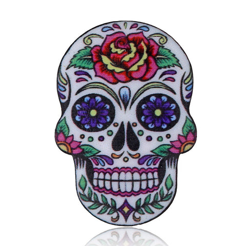 Pinsanity Day of The Dead Sugar Skull Enamel Lapel Pin