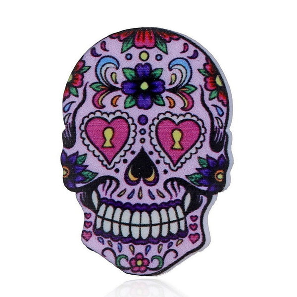 Pinsanity Day of The Dead Sugar Skull Enamel Lapel Pin