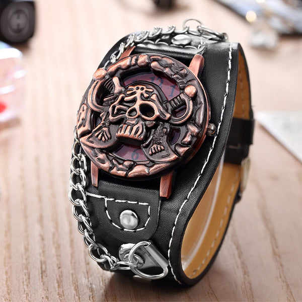 Skull Quartz Wrist Watch