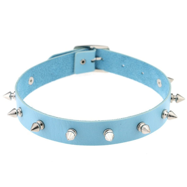 Spike Rivet Choker in Multiple Colors