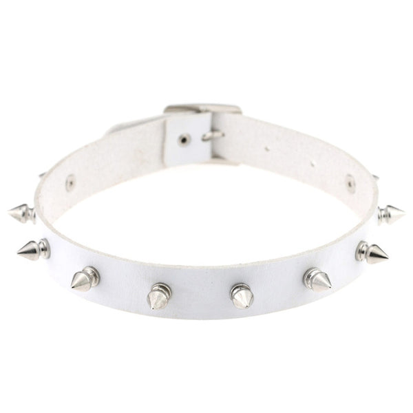 Spike Rivet Choker in Multiple Colors