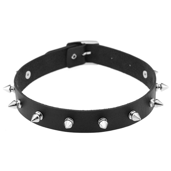 Spike Rivet Choker in Multiple Colors