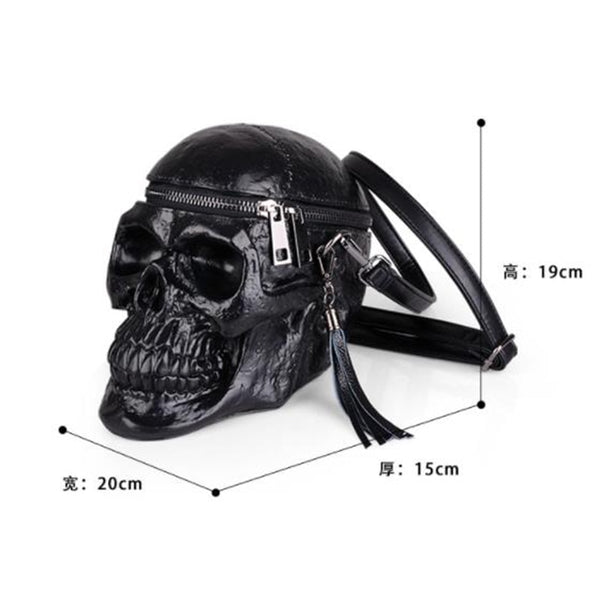 Black Skull Head Fashion Bag