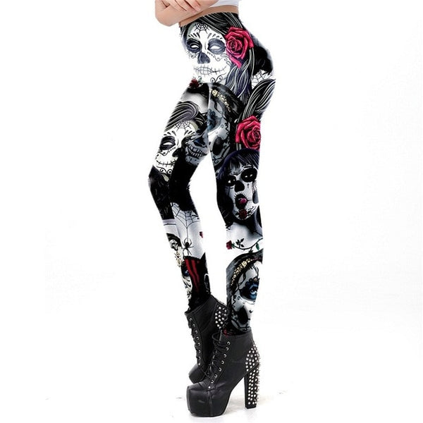 Dead Girl High Waisted Yoga Leggings